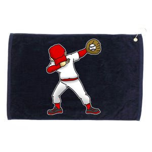 Dabbing Baseball Player Grommeted Golf Towel