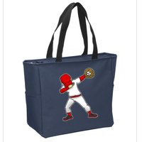 Dabbing Baseball Player Zip Tote Bag