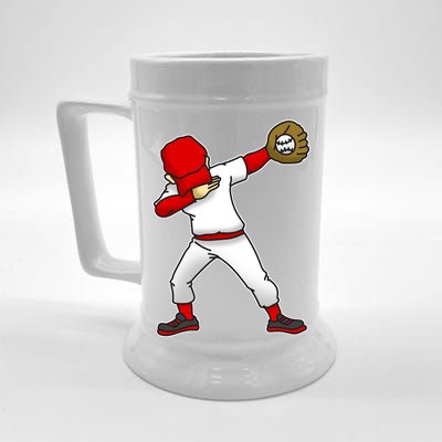 Dabbing Baseball Player Beer Stein