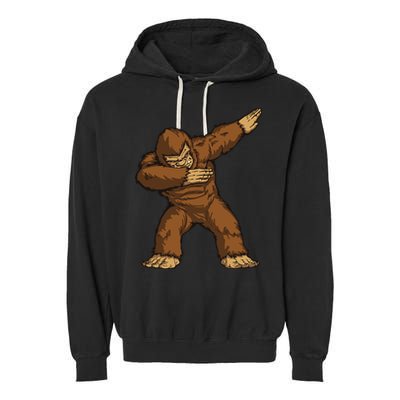 Dabbing Bigfoot Garment-Dyed Fleece Hoodie