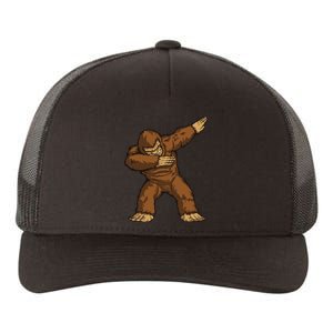 Dabbing Bigfoot Yupoong Adult 5-Panel Trucker Hat