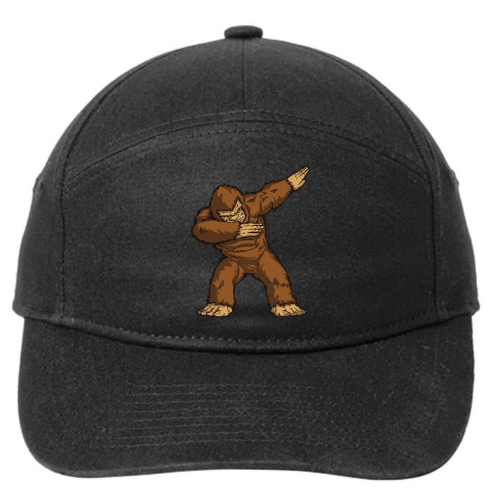 Dabbing Bigfoot 7-Panel Snapback Hat