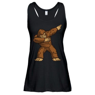 Dabbing Bigfoot Ladies Essential Flowy Tank