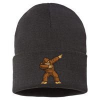 Dabbing Bigfoot Sustainable Knit Beanie