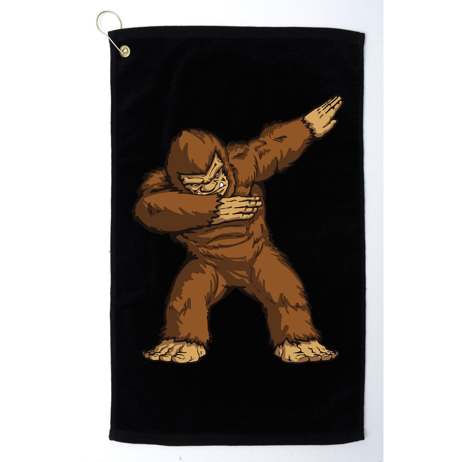 Dabbing Bigfoot Golf Towel