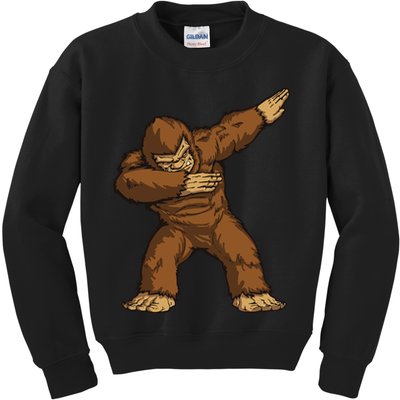 Dabbing Bigfoot Kids Sweatshirt