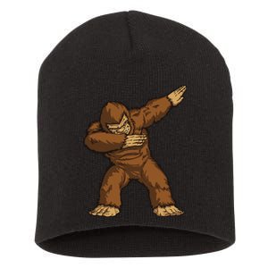 Dabbing Bigfoot Short Acrylic Beanie