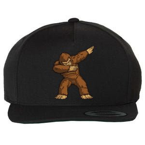 Dabbing Bigfoot Wool Snapback Cap