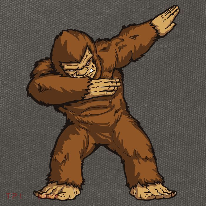Dabbing Bigfoot Cotton Canvas Backpack