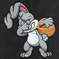 Dabbing Bunny Cool Comfort Performance Bucket Hat