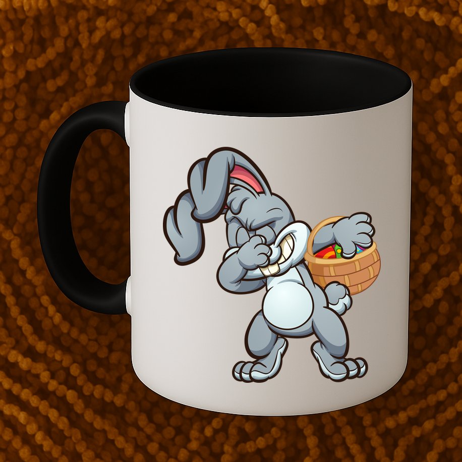 Dabbing Bunny Mug