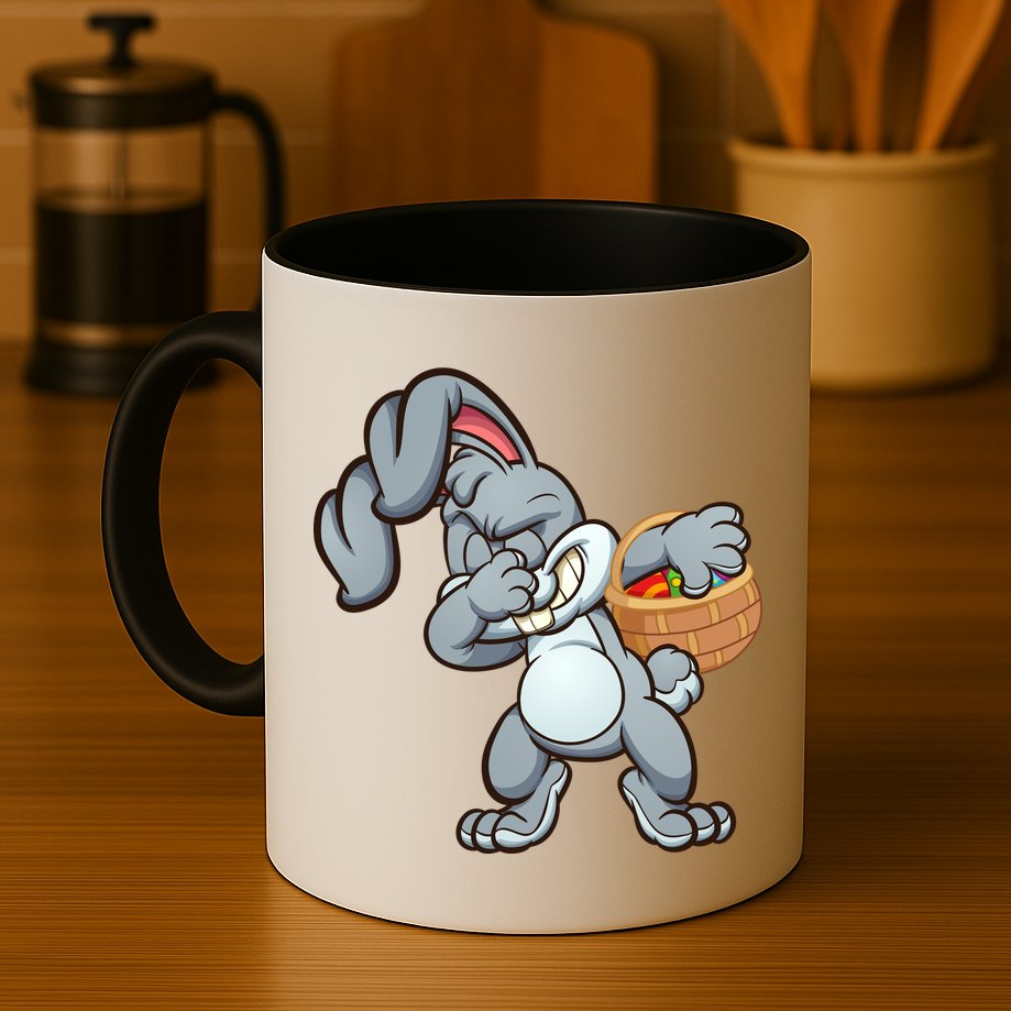 Dabbing Bunny Mug