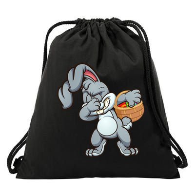 Dabbing Bunny Drawstring Bag