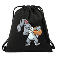 Dabbing Bunny Drawstring Bag