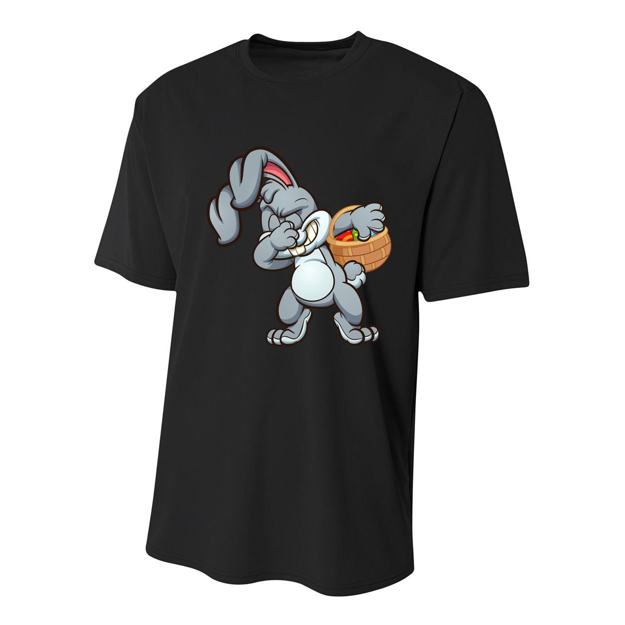 Dabbing Bunny Youth Performance Sprint T-Shirt