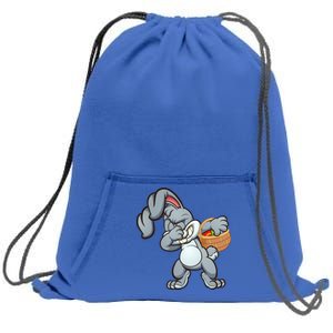 Dabbing Bunny Sweatshirt Cinch Pack Bag