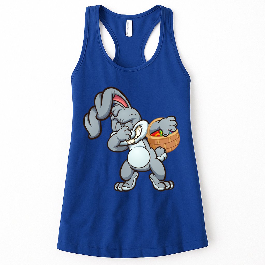 Dabbing Bunny Womens Tank Top