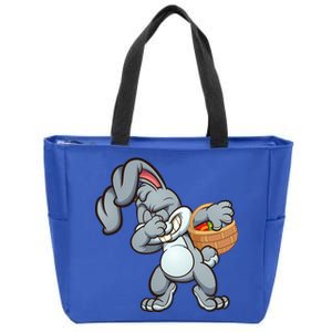 Dabbing Bunny Zip Tote Bag