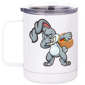 Dabbing Bunny 12 oz Stainless Steel Tumbler Cup