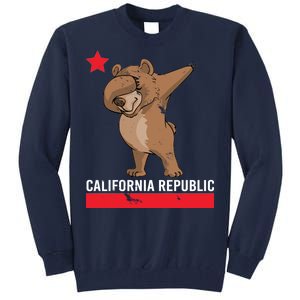 Dabbing California Republic Bear Tall Sweatshirt