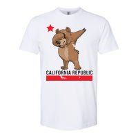 Dabbing California Republic Bear Softstyle CVC T-Shirt