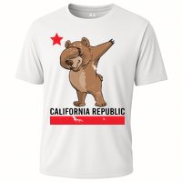 Dabbing California Republic Bear Cooling Performance Crew T-Shirt