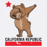 Dabbing California Republic Bear Cooling Performance Crew T-Shirt