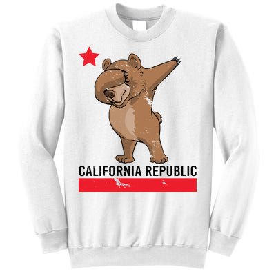 Dabbing California Republic Bear Sweatshirt