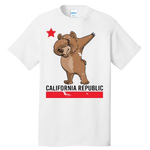 Dabbing California Republic Bear Tall T-Shirt