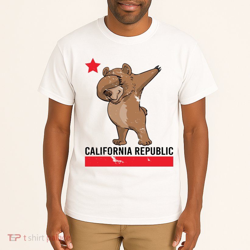 Dabbing California Republic Bear Tall T-Shirt