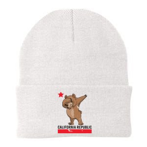 Dabbing California Republic Bear Knit Cap Winter Beanie