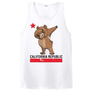 Dabbing California Republic Bear PosiCharge Competitor Tank