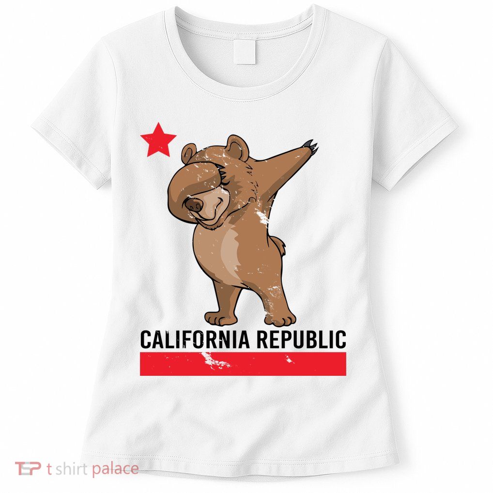 Dabbing California Republic Bear Women's T-Shirt