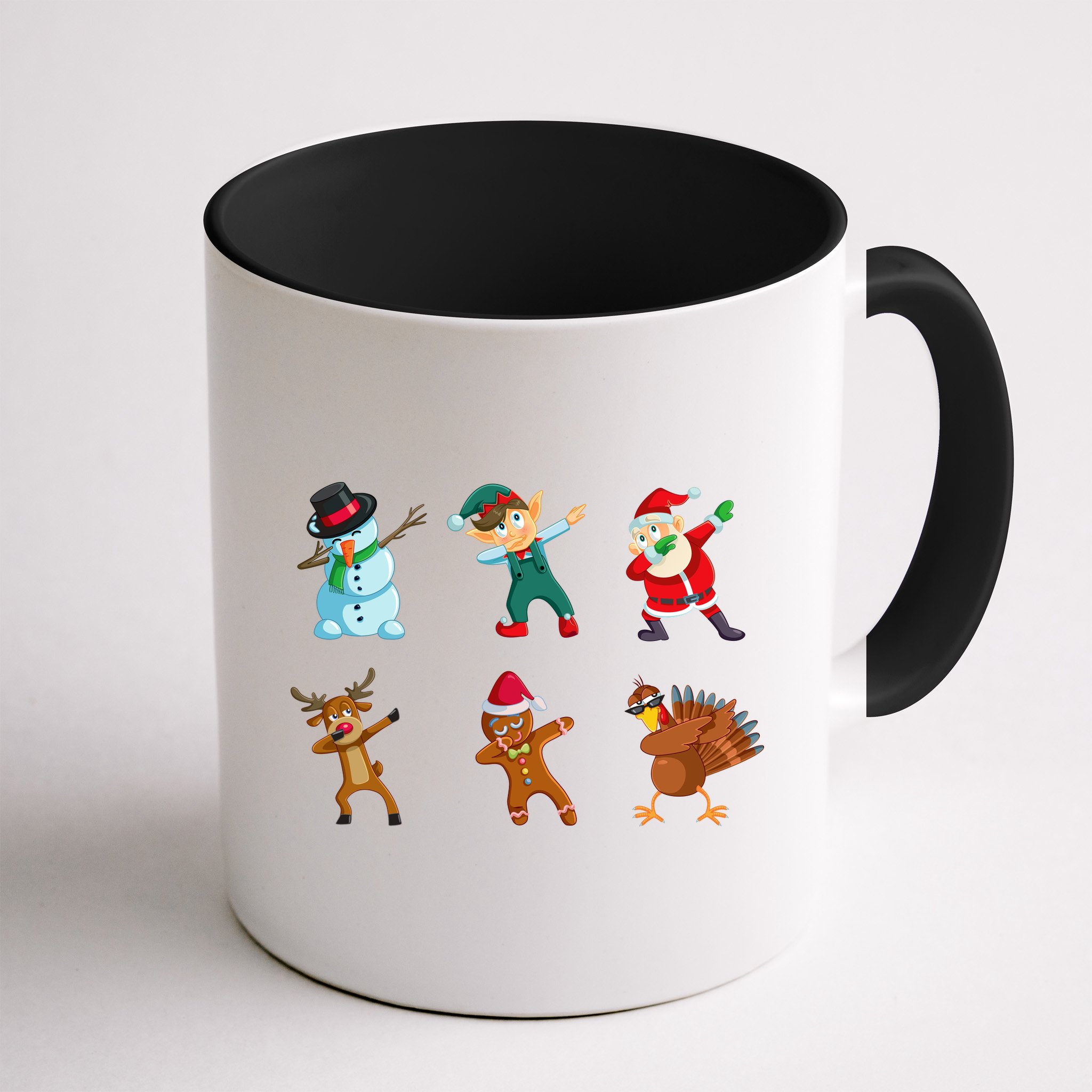 Dabbing Christmas Characters Mug