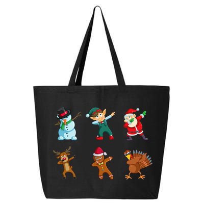 Dabbing Christmas Characters 25L Jumbo Tote