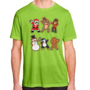 Dabbing Christmas Characters Santa Dab Adult ChromaSoft Performance T-Shirt