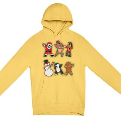 Dabbing Christmas Characters Santa Dab Premium Pullover Hoodie