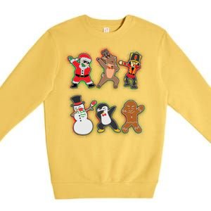 Dabbing Christmas Characters Santa Dab Premium Crewneck Sweatshirt