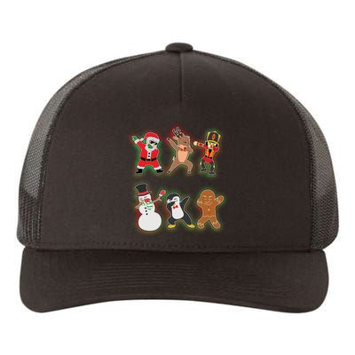 Dabbing Christmas Characters Santa Dab Yupoong Adult 5-Panel Trucker Hat