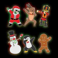 Dabbing Christmas Characters Santa Dab Apron