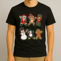 Dabbing Christmas Characters Santa Dab T-Shirt