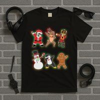 Dabbing Christmas Characters Santa Dab T-Shirt