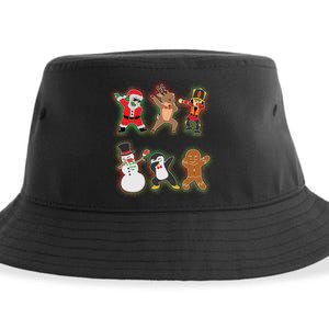 Dabbing Christmas Characters Santa Dab Sustainable Bucket Hat