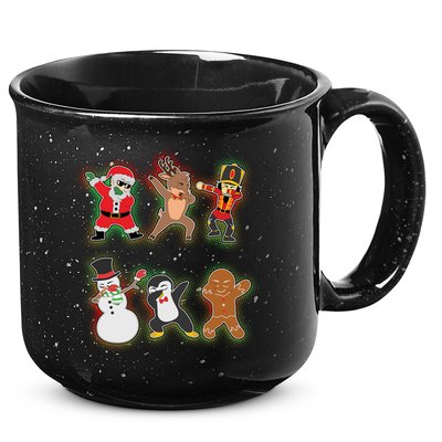 Dabbing Christmas Characters Santa Dab 15oz Campfire Ceramic Mug