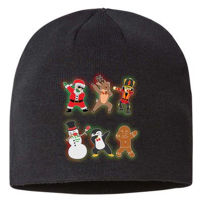 Dabbing Christmas Characters Santa Dab Sustainable Beanie