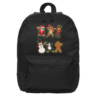 Dabbing Christmas Characters Santa Dab 16 in Basic Backpack