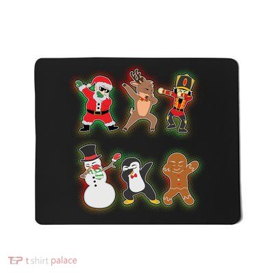 Dabbing Christmas Characters Santa Dab Mousepad