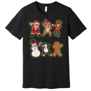 Dabbing Christmas Characters Santa Dab Premium T-Shirt