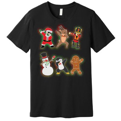 Dabbing Christmas Characters Santa Dab Premium T-Shirt