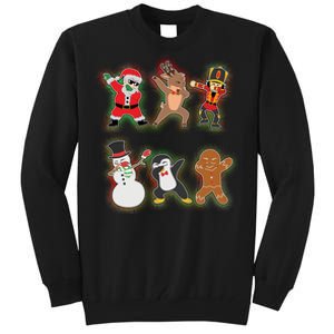 Dabbing Christmas Characters Santa Dab Tall Sweatshirt